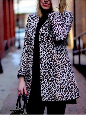 H&M Women’s Leopard Print Coat